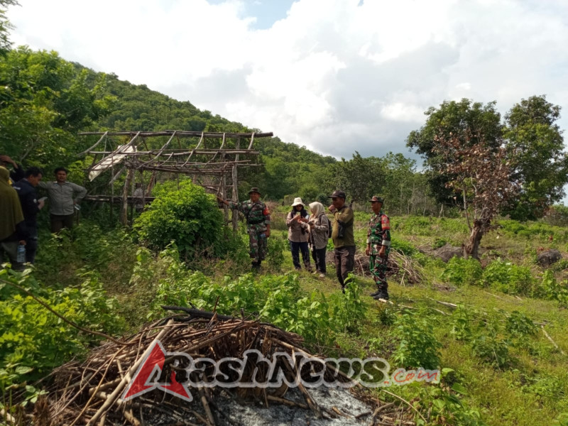 Kodim 1608/Bima Bersama Polri dan Mitra TN Tambora Cegah Penebangan Liar di Taman Nasional