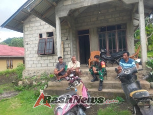 Situasi Kondusif, Babinsa Praka Dito Eky Romadhoni Laksanakan Monitoring di Leguderu