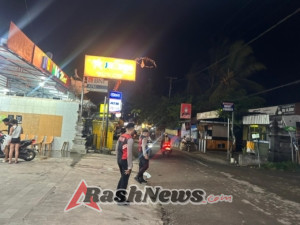 Polsek Nusa Penida Gelar Patroli Malam Antisipasi Kriminalitas Di Sejumlah Titik Rawan.