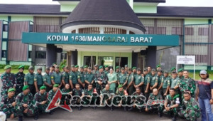 Penuh Haru dan Kebanggaan, Kodim 1630/Mabar Laksanakan Upacara Korps Raport Prajurit