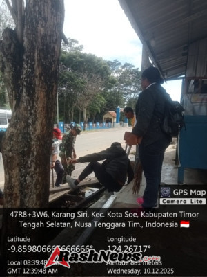 Sinergi Babinsa dan Warga Karang Siri Wujudkan Lingkungan Sehat Lewat Rabu Abu