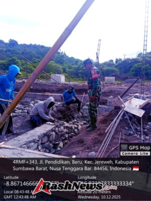 Sertu Ismail Dukung Peningkatan Gizi Pelajar Lewat Program MBG di Jereweh