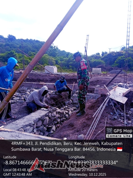 Sertu Ismail Dukung Peningkatan Gizi Pelajar Lewat Program MBG di Jereweh