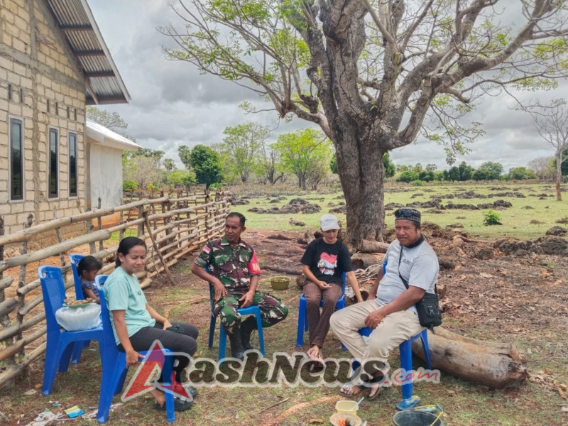 Babinsa Koramil Batutua Aktif Jalin Komunikasi Sosial dengan Warga