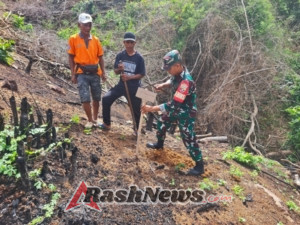 Kepala Balai BKPH Bima Apresiasi Babinsa Ikut Program Penanaman Pohon di Tanah Putih