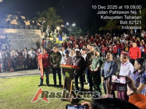 Kapolres Tabanan Hadiri Perayaan Umat Kristen dan Katolik 2025, Wujud Harmoni dan Kerukunan di Kota Tabanan