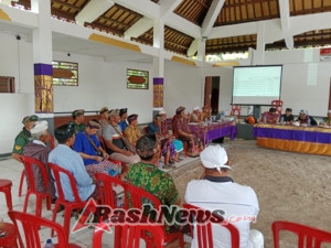 Babinsa Sepang Hadiri Pertanggungjawaban Wantilan dan Sosialisasi Program Desa Adat Busungbiu