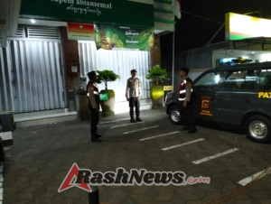Perkuat Harkamtibmas, Polsek Abiansemal Intensifkan Patroli Di Lingkungan Perbankan