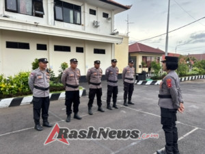 KBO SatBinmas Polres Karangasem Pimpin Apel Fungsi sebagai bentuk evaluasi kinerja anggota