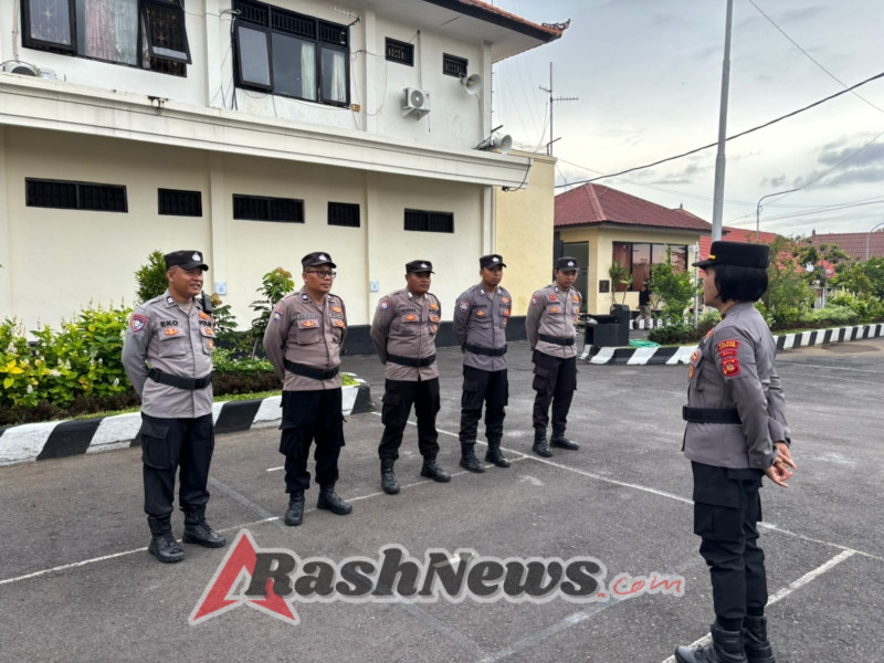 KBO SatBinmas Polres Karangasem Pimpin Apel Fungsi sebagai bentuk evaluasi kinerja anggota