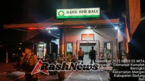 Polres Badung Gelar Patroli Biru, Pastikan Wilayah Aman di Tengah Malam