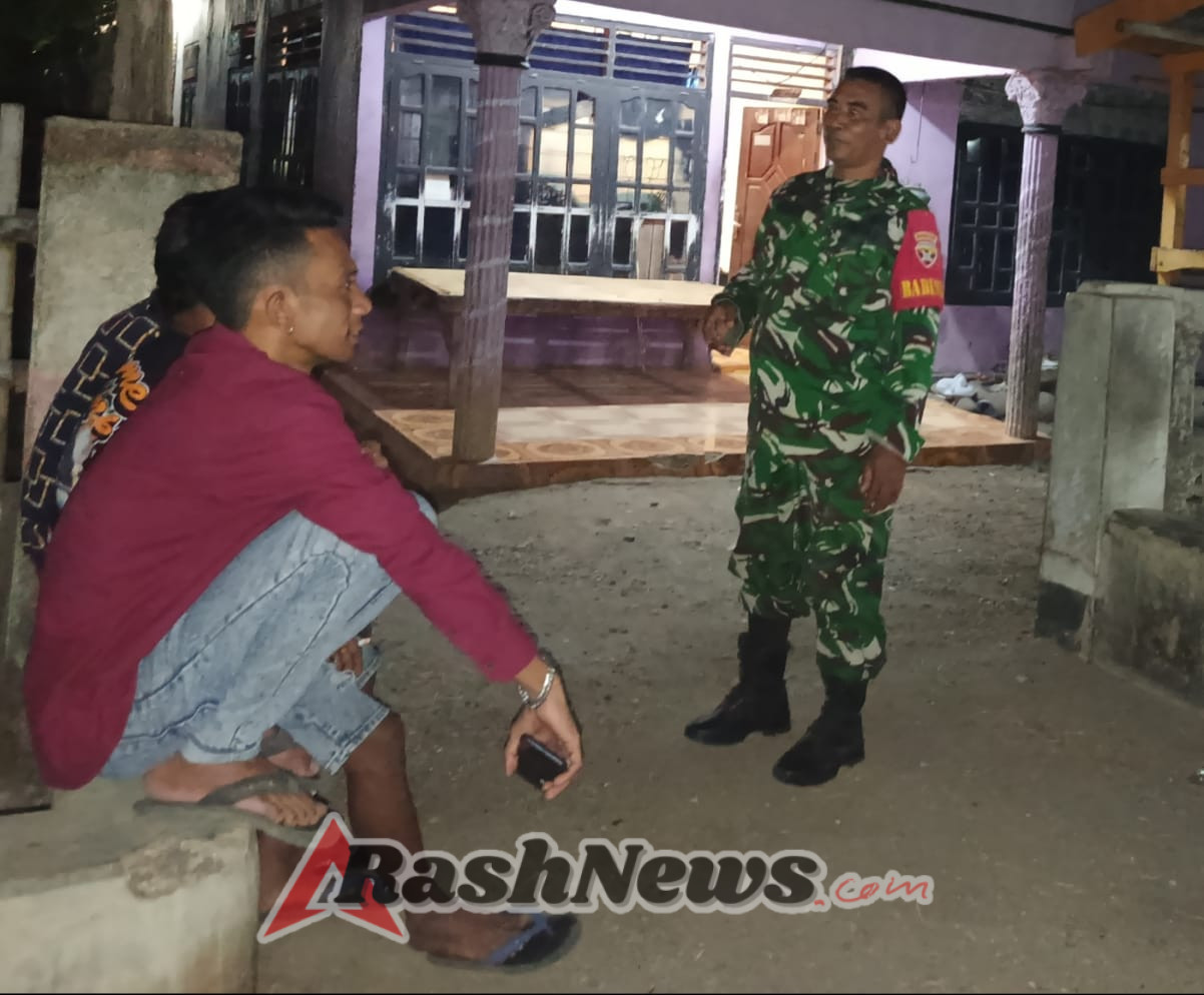 Sertu Fatahullah Ajak Warga Desa Tonda Cegah Penyakit Musim Hujan