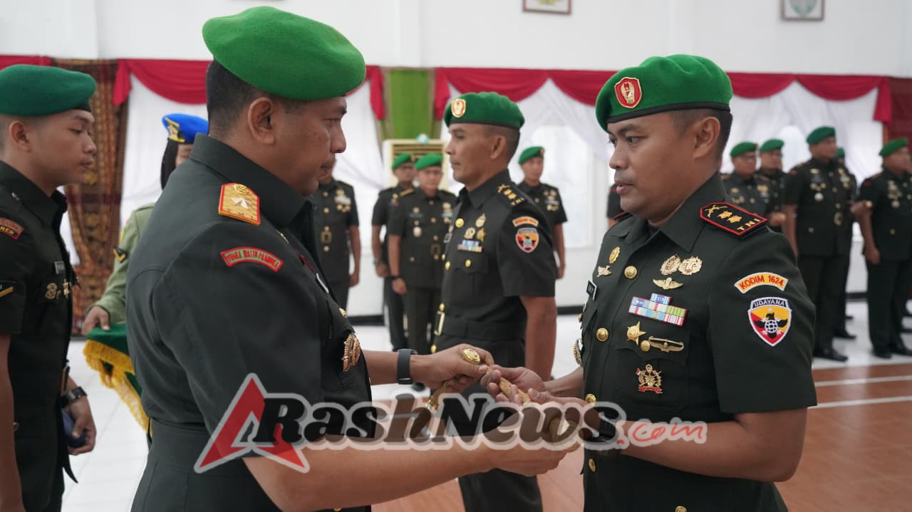 Lepas Sambut Komandan Kodim 1624/Flotim dihadiri Jajaran Korem 161/WS