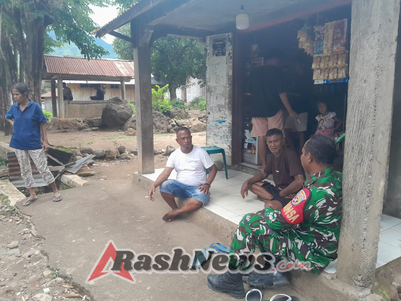 TNI AD Gelar Pemantauan Wilayah dan Komsos, Pastikan Desa Rangalaka Aman dan Kondusif