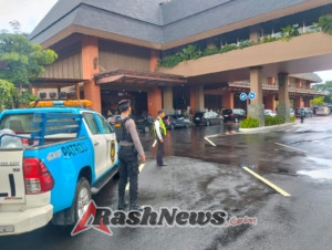 Patroli R4 Gabungan Polres Bandara dan Avsec Sisir Seluruh Kawasan Bandara Ngurah Rai
