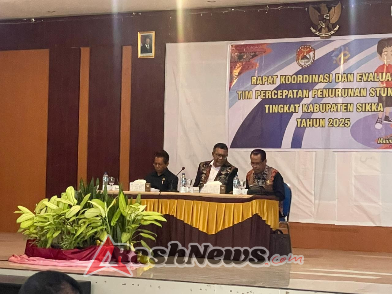 Rakor Penurunan Stunting 2025: Kodim 1603/Sikka Siap Maksimalkan Peran Babinsa