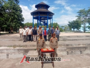 Kodim 1608/Bima dan Pemerintah Bima Perkokoh Sinergi Lewat Upacara Serah Terima Pataka NTB 2025