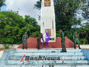 Kodim 1624/Flotim Laksanakan Ziarah Nasional Sambut Hari Juang TNI AD