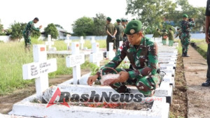 Satgas Yonarmed 12 Kenang Jasa Pahlawan Melalui Ziarah Hari Juang Kartika