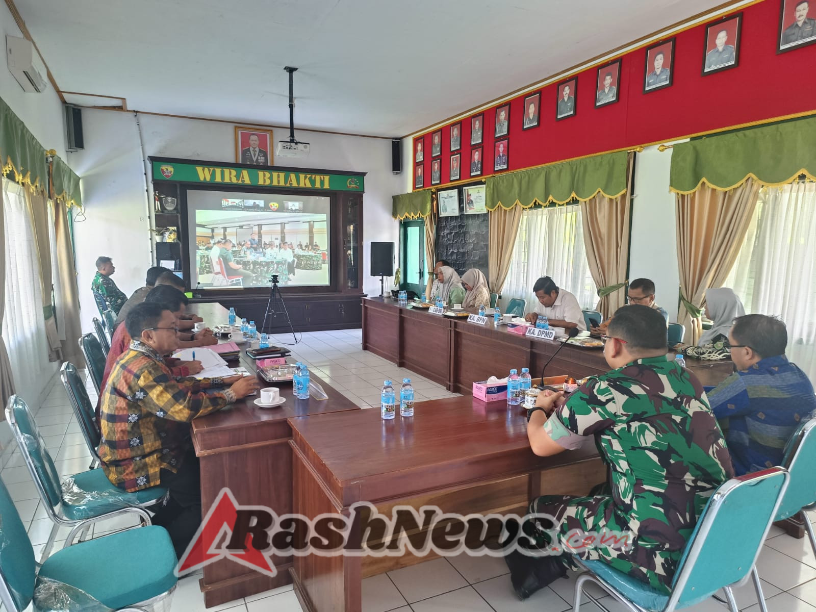 Makodim Dompu Bahas Kendala dan Progres Pembentukan Koperasi Merah Putih