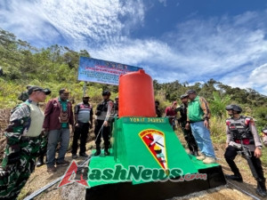 Masyarakat Pedalaman Tirineri Kini Nikmati Air Bersih Dan MCK Berkat Satgas Yonif 743/PSY