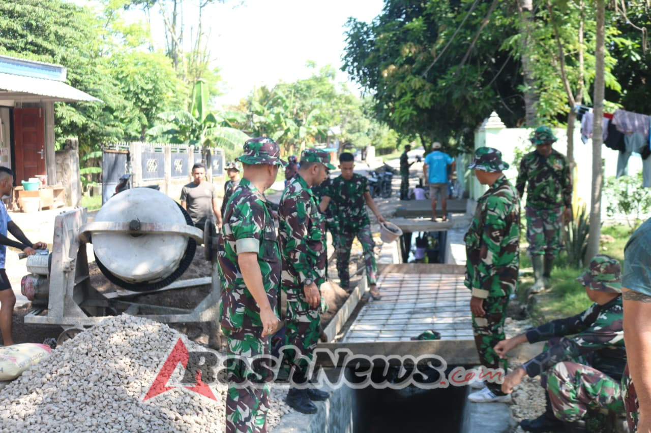 Semangat Hari Juang TNI AD Warnai Aksi Bakti