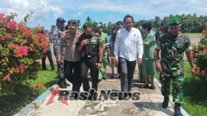 Dandim 1624/Flotim Tiba di Larantuka, Disambut Hangat Oleh Forkopimda