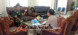 Dialog Harmonis Dandim 1608/Bima dan Ketua PN Raba Bima Perkuat Kerja Sama