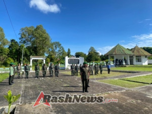 Kodim 1612/Manggarai Gelar Ziarah Khidmat, Peringati Hari Juang TNI AD ke-80 di TMP Lalong Tana Karot