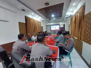 TNI dan 20 Instansi Hadiri Rakor Pengamanan Natal dan Tahun Baru 2026 di Polres Bima