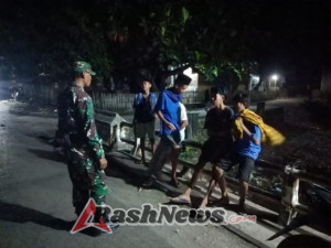 Patroli Teritorial Babinsa di Desa Maria Utara Ciptakan Suasana Kondusif