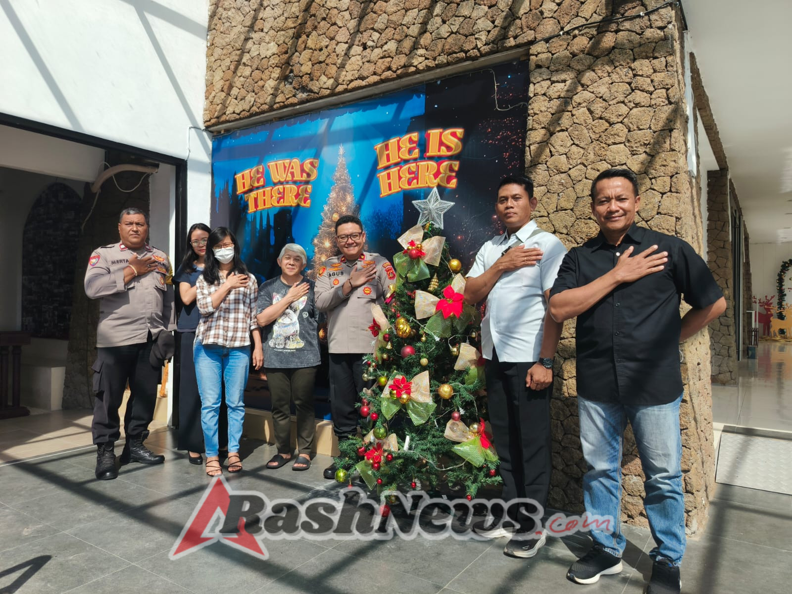 sambang kamtibmas kapolsek kuta – jelang natal dan tahun baru, polsek kuta perkuat sinergitas dengan gereja kristus yesus (gky) legian