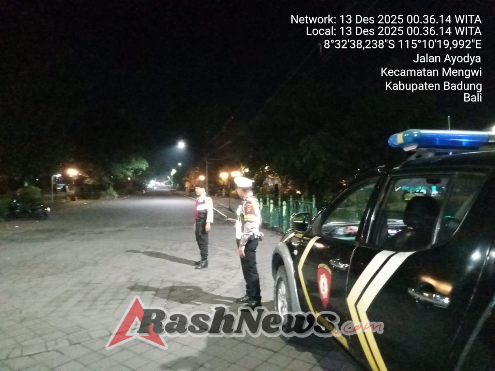 Patroli Harkamtibmas Polsek Mengwi Ciptakan Kamtibmas yang Kondusif