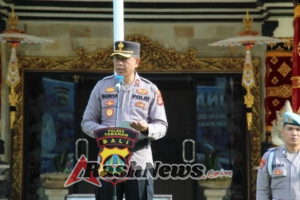 Waka Polres Tabanan Pimpin Apel Kesiapan KRYD, Perkuat Harkamtibmas Jelang dan Pasca Operasi Lilin Agung 2025