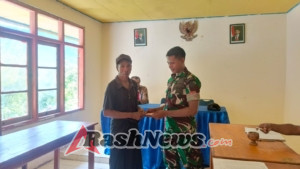 Babinsa Aimere Dukung Penyaluran BLT-DD Oktober–Desember TA 2025