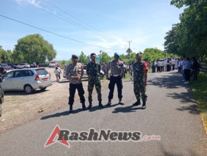 Dukung Kegiatan Keagamaan, Babinsa Maurole Kawal Ziarah Yubilium ASN Ende