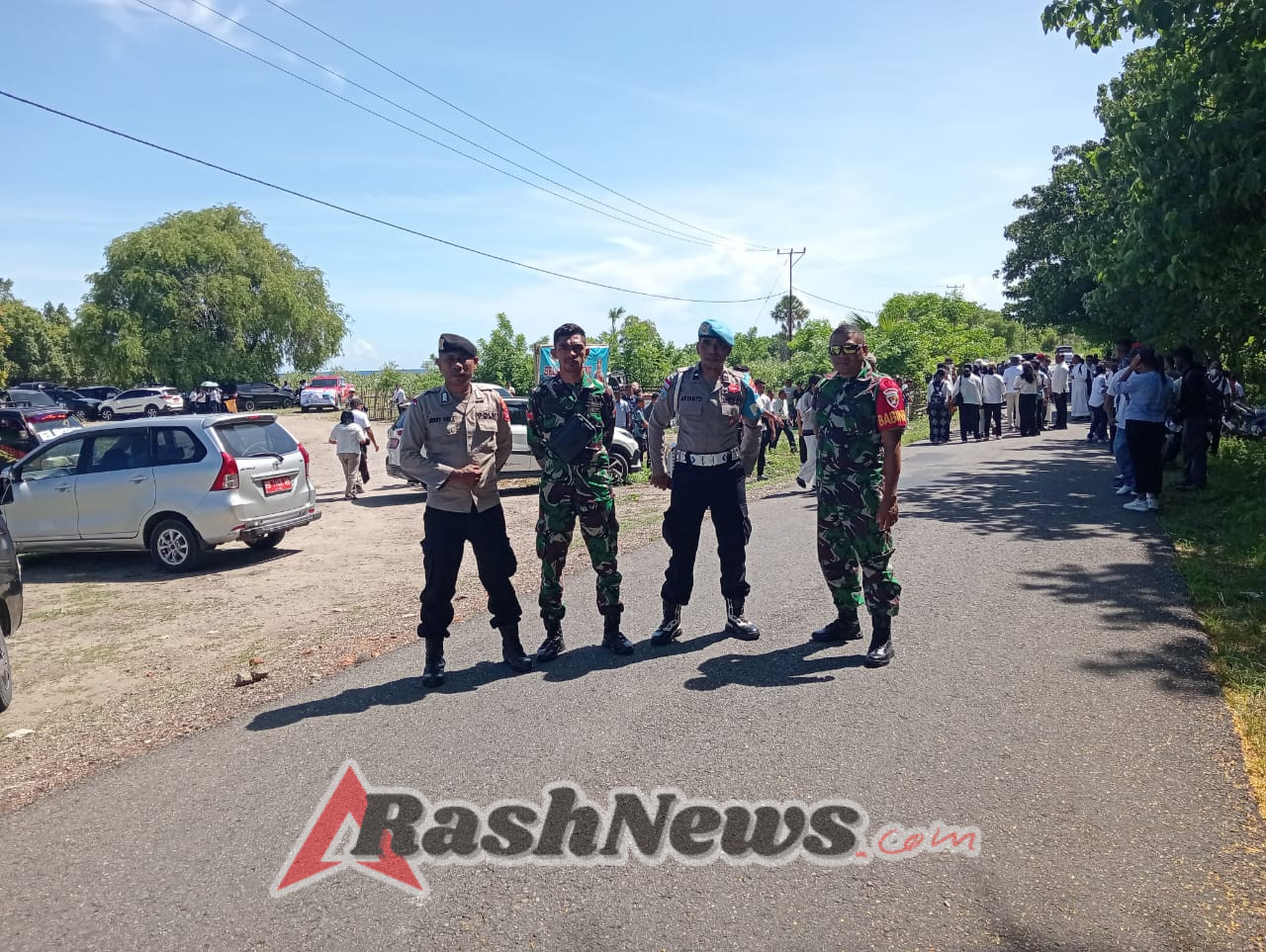 Dukung Kegiatan Keagamaan, Babinsa Maurole Kawal Ziarah Yubilium ASN Ende