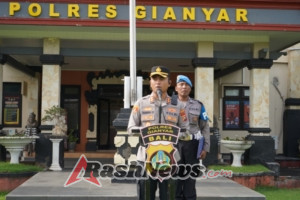 Kapolres Gianyar Pimpin Apel Kesiapan KRYD Jelang dan Pasca Ops Lilin Agung 2025