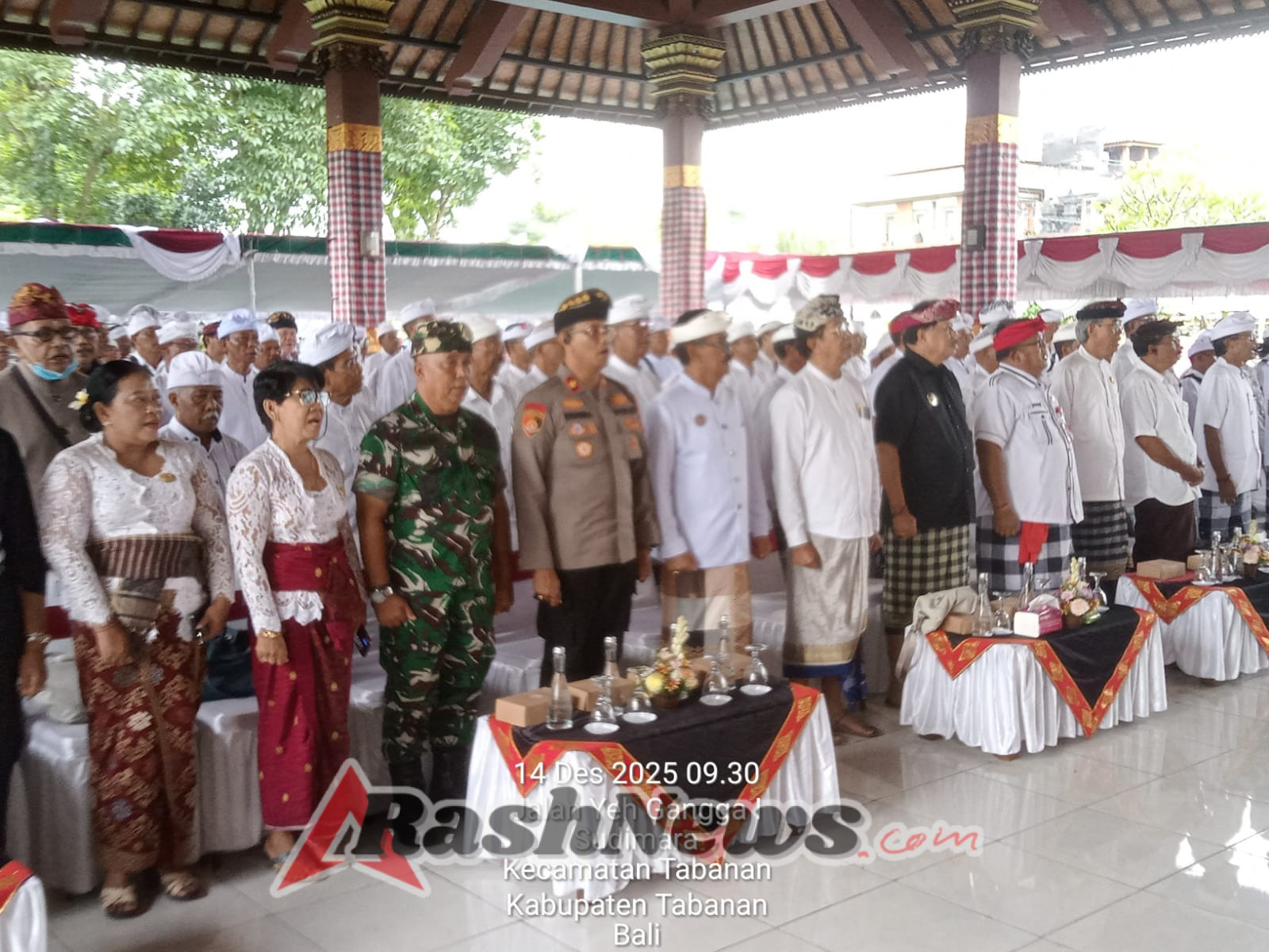Polsek Tabanan Amankan Paruman Madya Majelis Desa Adat Bali Tingkat Kabupaten Tabanan