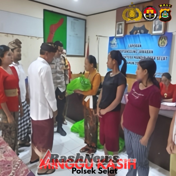 Minggu Kasih Polsek Selat dilaksanakan di BD. Selat Kelod Desa Selat , Kec. Selat.