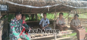 Praka Umar Tinjau Wilayah Binaan, Masyarakat Dusun Ratebata Sambut Antusias