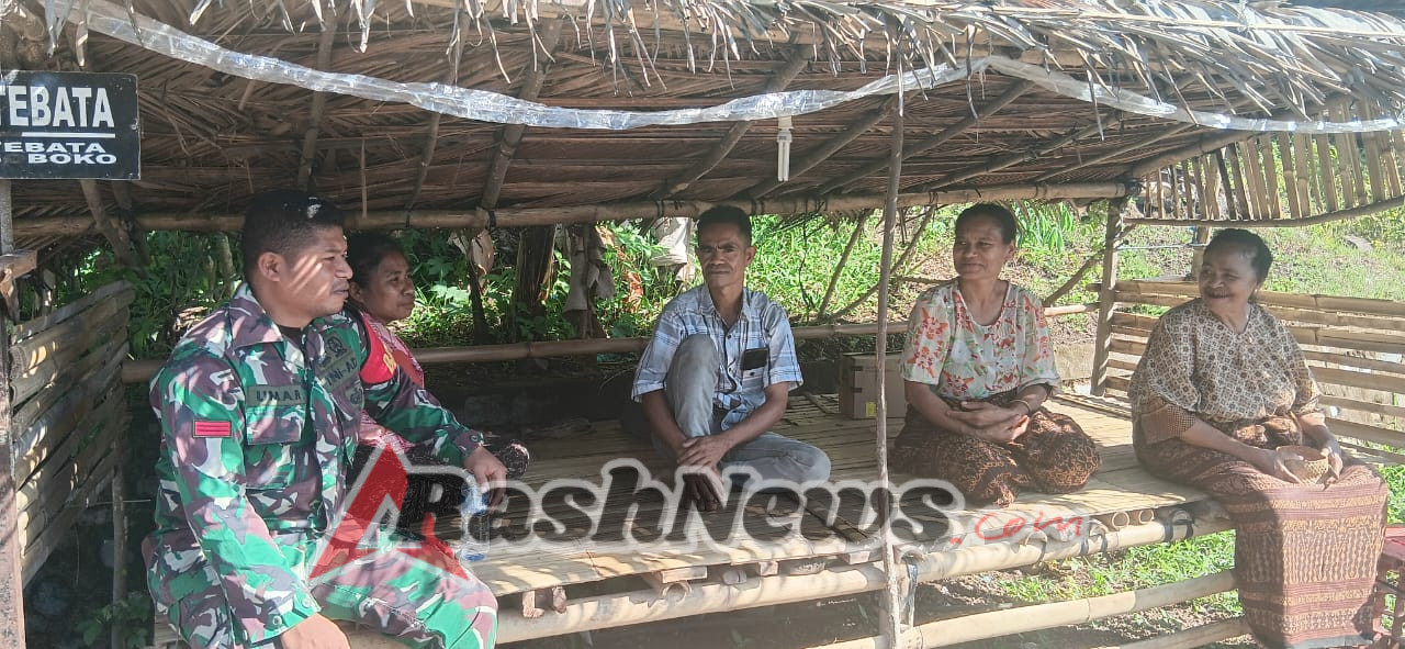 Praka Umar Tinjau Wilayah Binaan, Masyarakat Dusun Ratebata Sambut Antusias