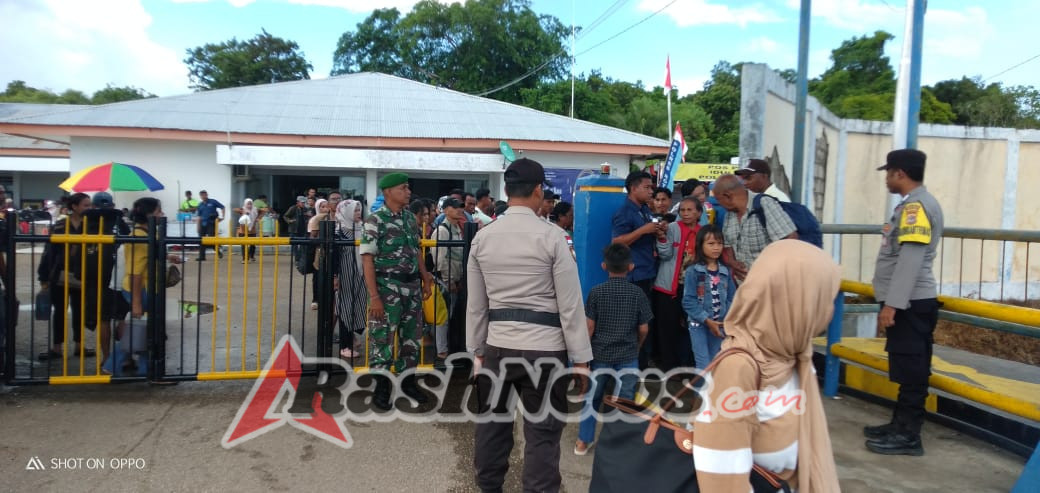 Kegiatan Pengamanan Pelabuhan Pantai Baru Berjalan Aman, KMP Kalibodri Kembali Berlayar