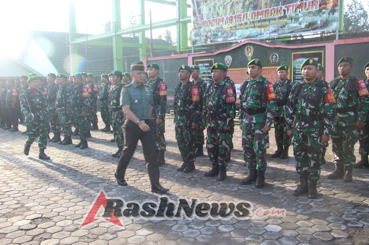 Upacara Hari Juang TNI AD Tahun 2025 di Makodim 1615/Lotim Berlangsung Khidmat