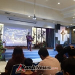 Polsek Dentim Bersama Pecalang Amankan Ibadah Natal 2025 dan HUT ke-22 Gereja Eleos
