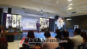 Polsek Dentim Bersama Pecalang Amankan Ibadah Natal 2025 dan HUT ke-22 Gereja Eleos