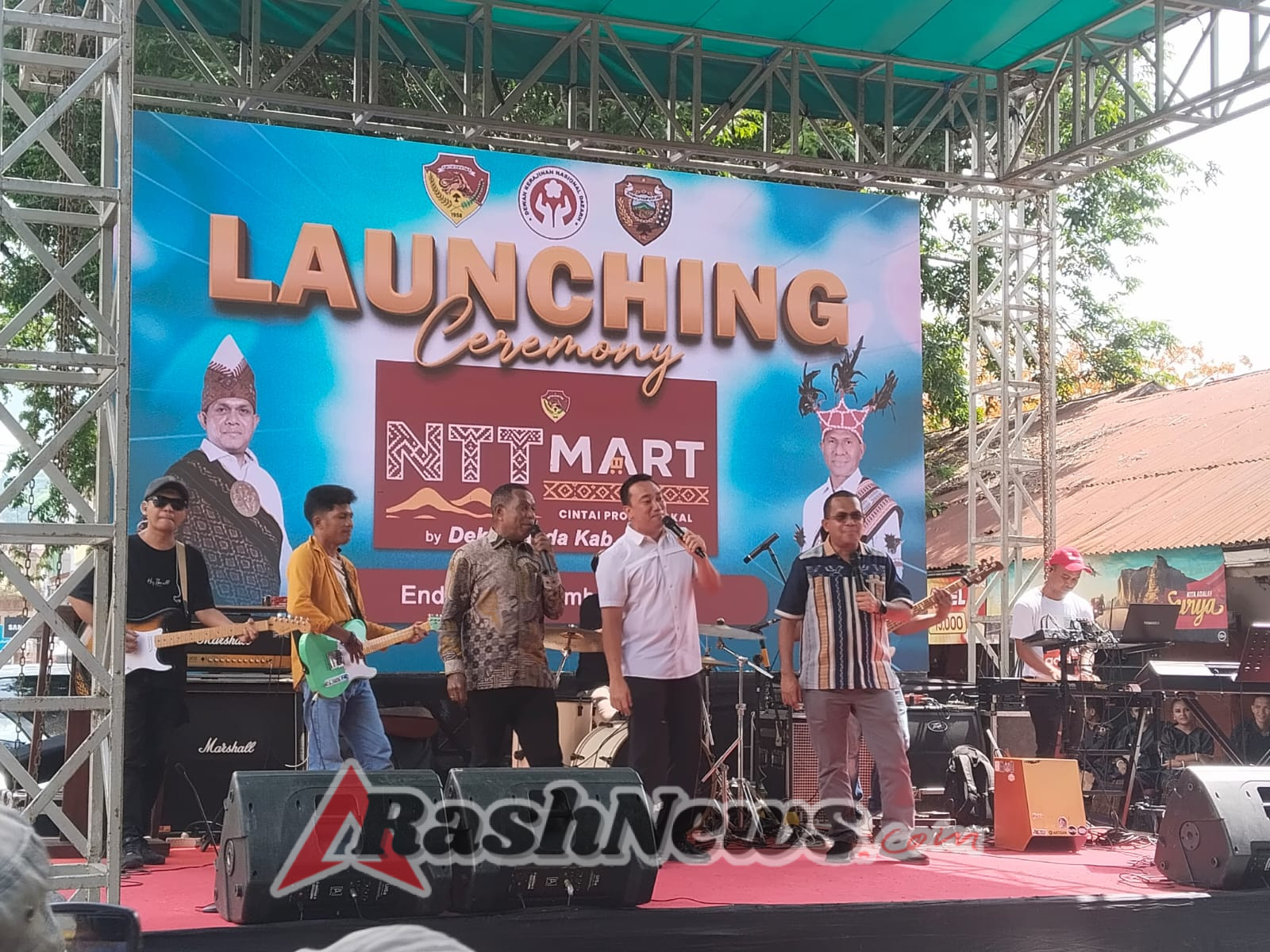 Perkuat Sinergi Forkopimda, Dandim 1602/Ende Hadiri Launching NTT Mart