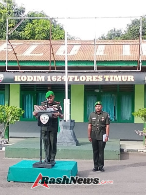 Hari Juang TNI AD 2025, Kodim 1624/Flotim Perkuat Jati Diri Prajurit