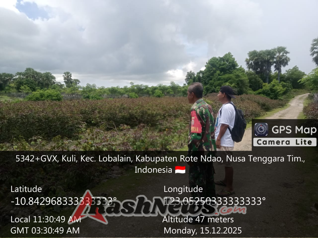 Serka Silvester Pantau Lokasi Hibah Tanah untuk Pembangunan KDKMP