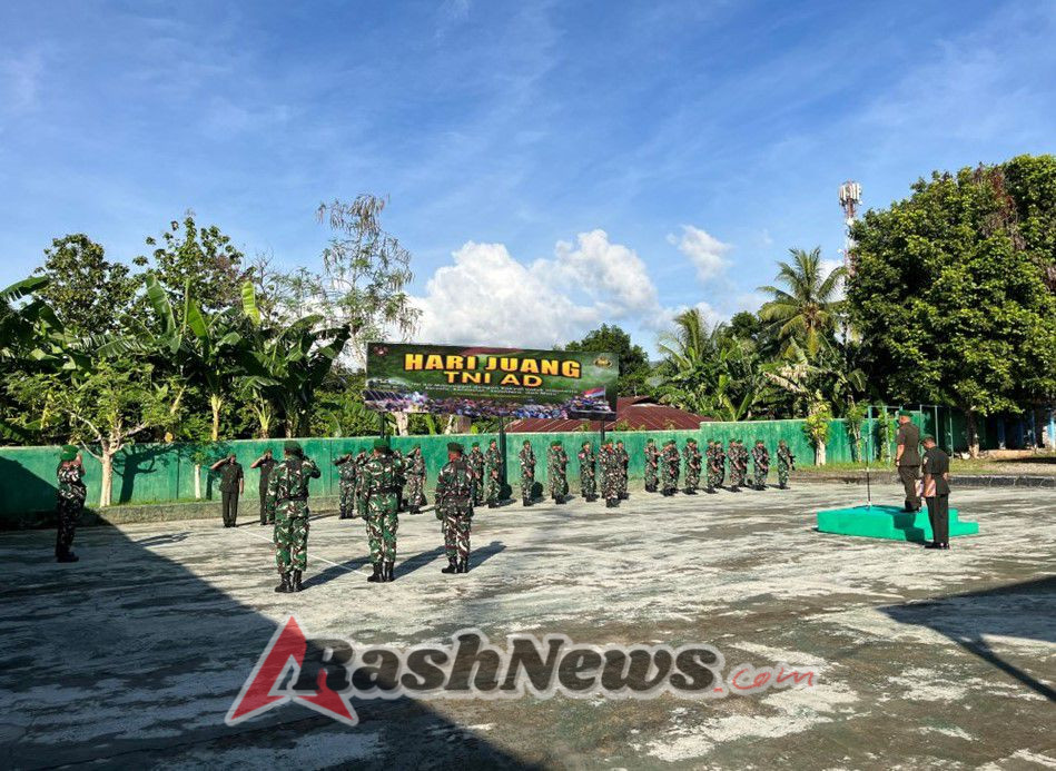 Kodim 1622/Alor Peringati Hari Juang TNI AD dengan Aman dan Lancar